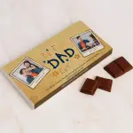 Dad Photo Personalised Chocolate Bar