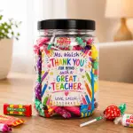 Thank You, Teacher - Personalised Sweets Jar