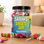 Any Name and Message - Personalised Sweets Jar
