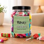 Any Name Football - Personalised Sweets Jar