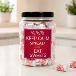 Keep Calm and Eat Sweets - Personalised Sweets Jar