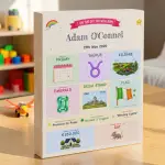 Welcome to the World Personalised Photo Block