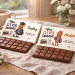 Clever Sausage Personalised Chocolate Bar 90g