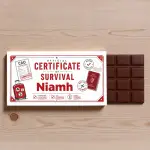 Exam Fail Survival - Personalised Chocolate Bar 90g