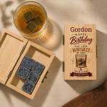 Happy Birthday - Personalised Whiskey Cooling Stones (8pcs set)