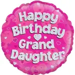 Happy Birthday Grand Daughter Balloon in a Box
