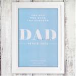 Dad Man Myth Legend Personalised Poster