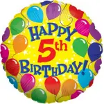 Happy 5th Birthday Balloon in a Box