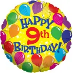 Happy 9th Birthday Balloon in a Box