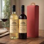 Any Name Any Message Personalised Wine