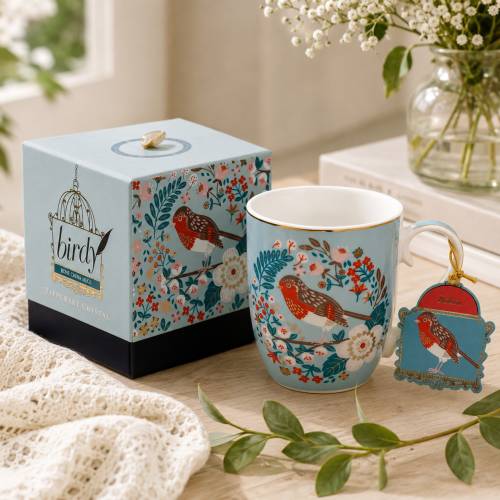 Tipperary Single Birdy Mug - Robin