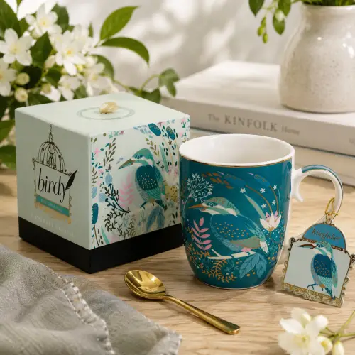 Tipperary Single Birdy Mug - Kingfisher