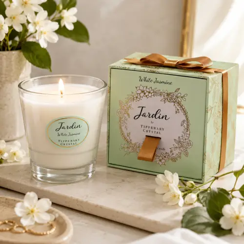 White Jasmine Jardin Collection Candle