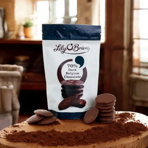 Lily O'Briens 70% Dark Chocolate Share Bag 110g