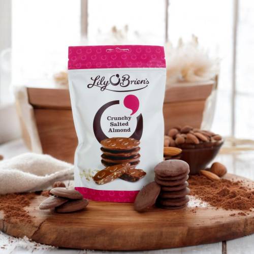 Lily O'Briens Salted Almond Chocolates Share Bag 110g