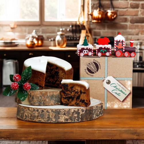 Food of Athenry Top Iced Traditional Christmas Cake 600g