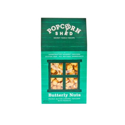 Popcorn Shed Butterly Nuts Gourmet Popcorn 80g