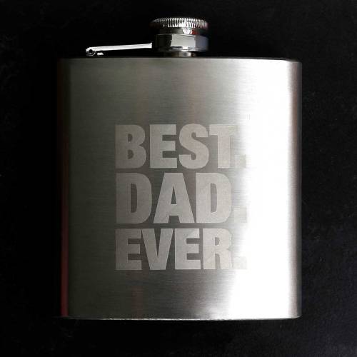 Best Dad Ever Hip Flask