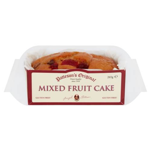 Pattesons Gluten Free Fruit Cake 265g