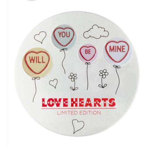 Love Hearts Mini Tin Limited Edition 100g