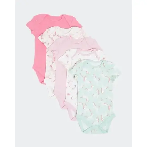 Baby Bodysuit Pink (0-3 months)