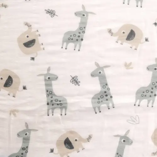 Ziggle Giraffes & Elephant Swaddle