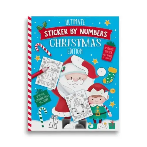 Christmas Ultimate Sticker By Numbers Book