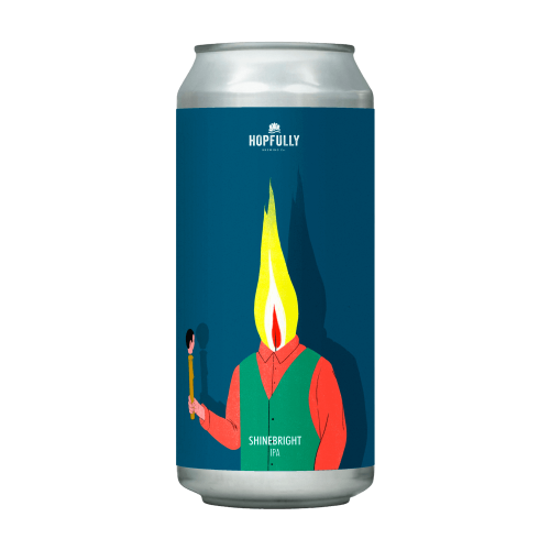 Hopfully Shinebright beer 440ml