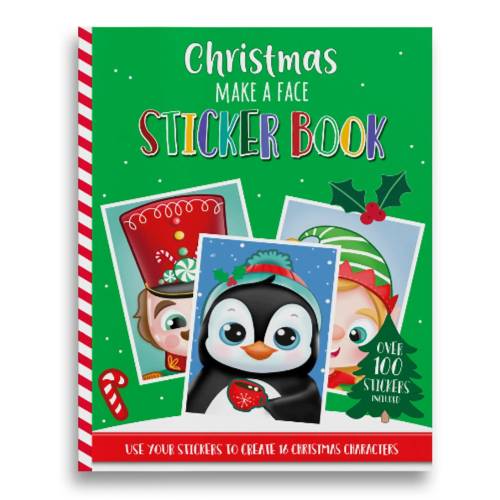 Christmas Make A Face Sticker Book