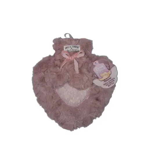Plush Love Heart Hot Water Bottle