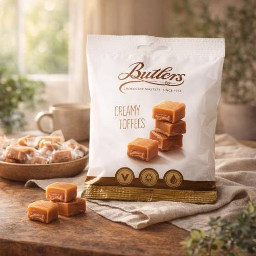 Butlers Creamy Toffee Bag 125g
