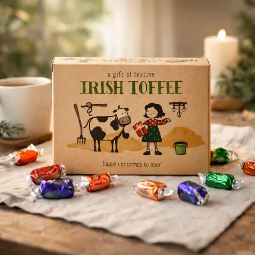Irish Toffee in Kraft Gift Box 200g