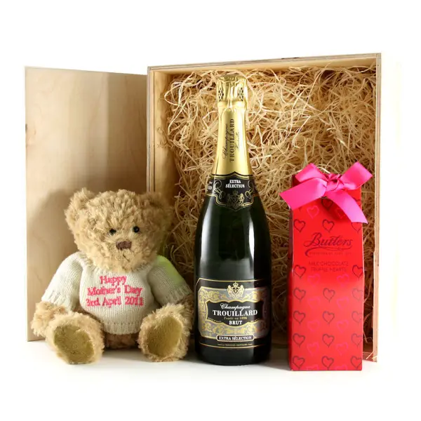 Mothers Day 2011 Champagne Chocs and Bear