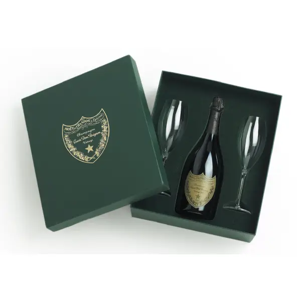 Dom Perignon Champagne & Crystal Gift Set
