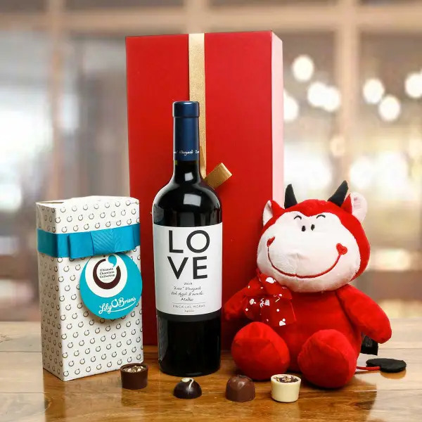Love Malbec, Little Devil & Lily O Brien's Chocs
