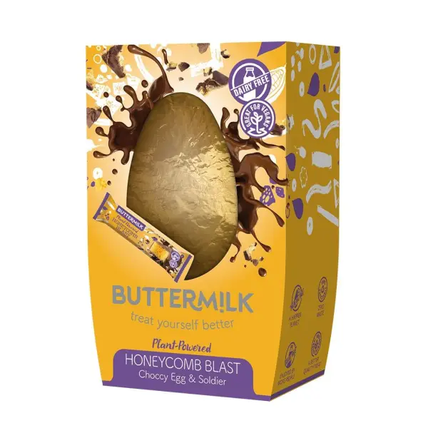 Buttermilk Dairy Free Honeycomb Choccy Egg 160g