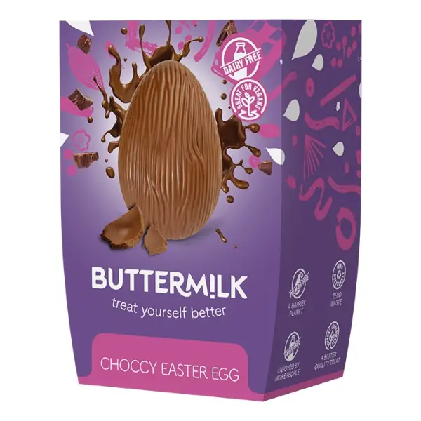 Buttermilk Dairy Free Plain Choccy Easter Eggs 100g
