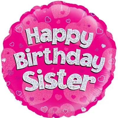 Happy Birthday Sister Balloon in a Box