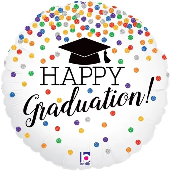Confetti Happy Graduation! Balloon in a Box