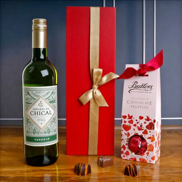 White Wine and Chocolate Truffles