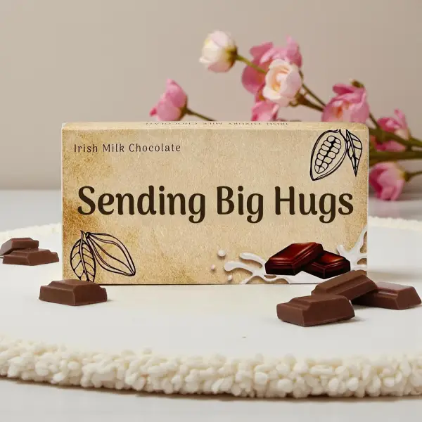 Sending Big Hugs - Irish Milk Chocolate Bar 90g