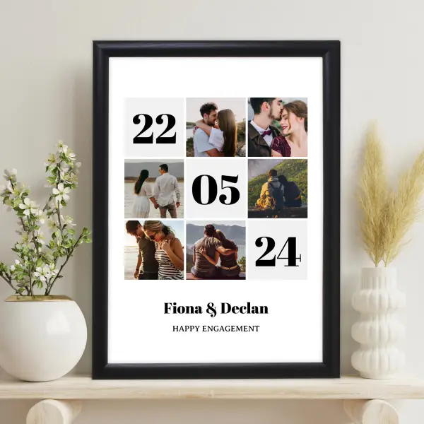 Any Text, Photo Collage - Personalised Poster