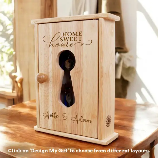 Personalised Wooden Key Box