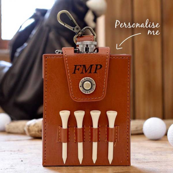 Golfer's Hip Flask Gift Set - Personalised