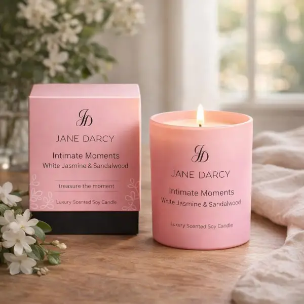Jane Darcy Treasure The Moments - White Jasmine & Sandalwood Candle