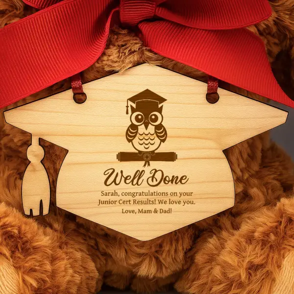 Personalised Graduation Teddy Bear – Leaving Cert, Junior Cert & Exam Results