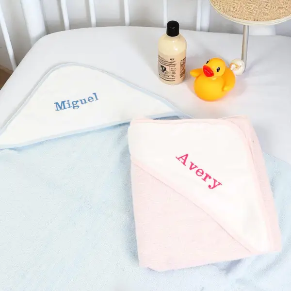 Baby Hooded Toweling Wrap