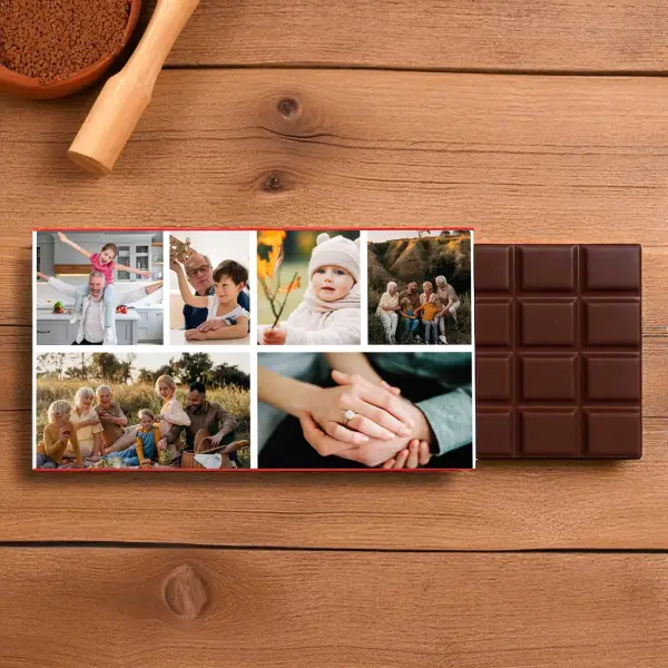 Any Photo and Message - Personalised Chocolate Bar