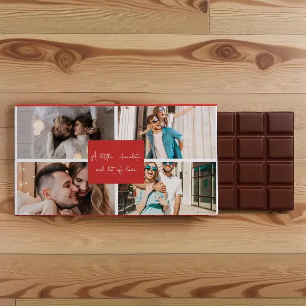 Any Photo and Message - Personalised Chocolate Bar