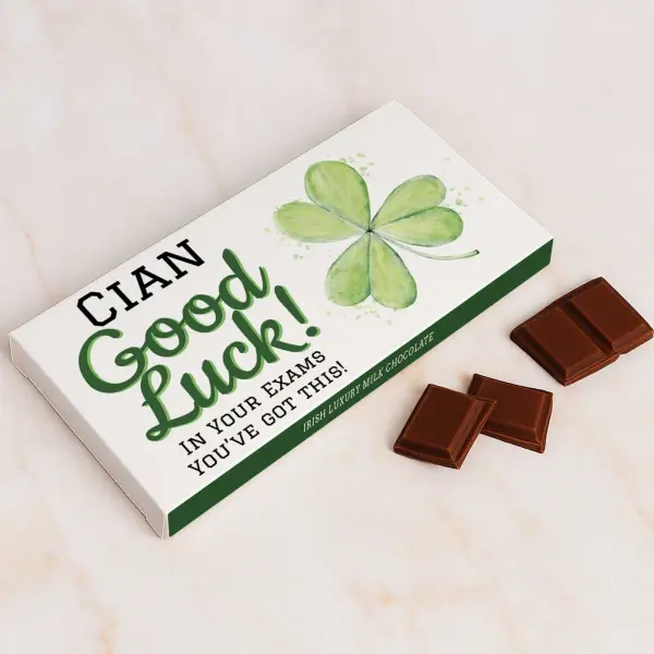 Good Luck Personalised Chocolate Bar 90g